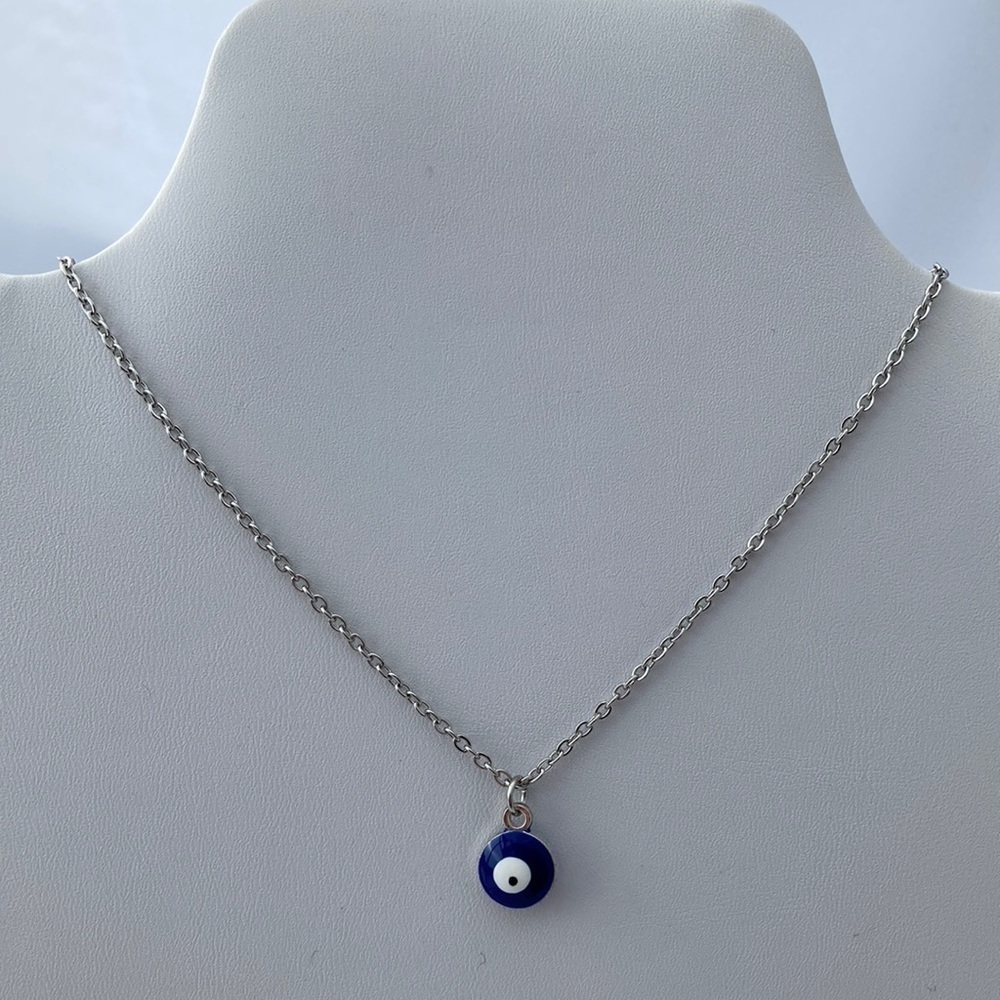 Evil Eye Stainless Steel Necklace